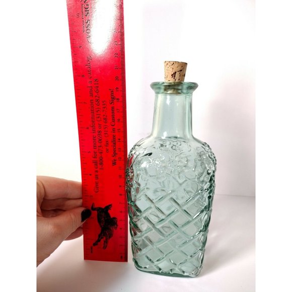 Green Glass Decanter - Picture 6 of 6